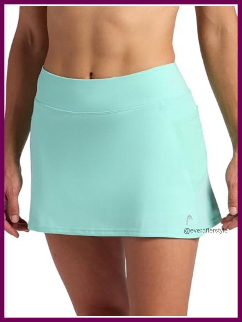 Women's Crosscourt Mesh Panel Skort Built-in Compression Shorts 13 Inseam
